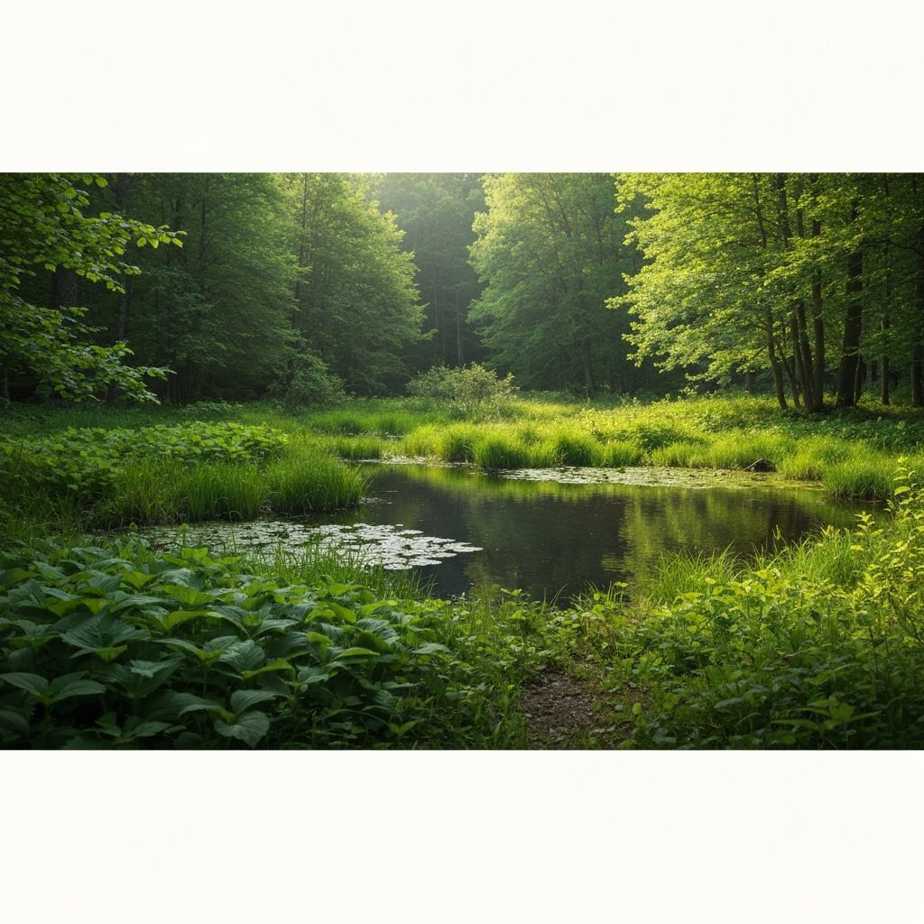 Natural wellness landscape